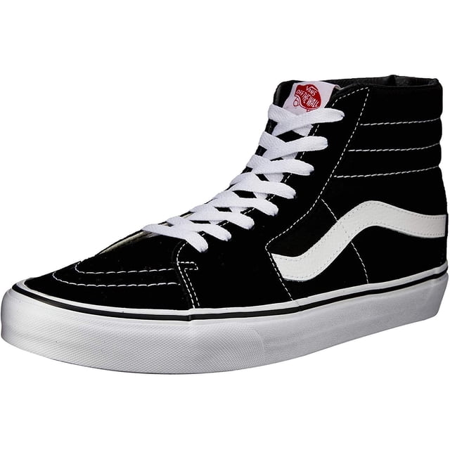 23.0 cmNegro / BlancoSk8-Hi Unisex Casual High-Top Skate Shoes, Comfortable and Durable in Signature Waffle Rubber Sole