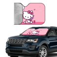 thumbnail image 4 of Windshield Sun Shade Foldable Car Front Window Sunshade For Car Suv Trucks Vans - Best Heat Shield Blocker Visor Cover Blocks Uv Rays And Keeps Your Vehicle Cool-Small, 4 of 5
