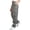 Gray, variant on kcavykas Women Pants Casual Cargo Pants Relaxed Straight Leg Full Length High Waisted Elastic Waistband with Multi Pockets Solid Color Cargo Pants Women for Weekend Wear (Khaki Xl)
