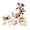 A002- Clear (Cow), variant on Wooden Tissue Box Holder Craft Kit for Adults Highland Cow Decorative Tissue Box Covers Wooden Beads for Crafts Table Decorations