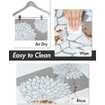 thumbnail image 4 of MontVoo-Pet Feeding Mat-Absorbent Floral Cat&Dog Food Mat-Dog Mat for Food and Water Bowl-No Watermark Quick Dry Dog Water Dispenser Mat Pet Placemat-Pet Supplies & Accessories 12" X 19", 4 of 6