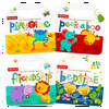 Fisher Price "My First Books" Set of 4 Baby Toddler Board Books (Bedtime, Playtime, Friendship and Peek-a-Boo!)