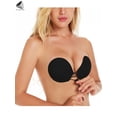 thumbnail image 3 of PULLIMORE 2 Pairs Push Up Adhesive Bra Reusable Backless Sticky Bras for Backless Wedding String Dress (Cup D, Black+Skin), 3 of 10