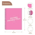thumbnail image 3 of Rileys & Co 2025 Diagonal Weekly Planner - Annual Weekly & Monthly Agenda Planner, Jan - Dec 2025, Flexible Cover, Notes Pages, Twin-Wire Binding (8.5 x 11-Inches, Pink), 3 of 5