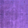 thumbnail image 1 of Ahgly Company Indoor Square Oriental Purple Industrial Area Rugs, 8' Square, 1 of 4