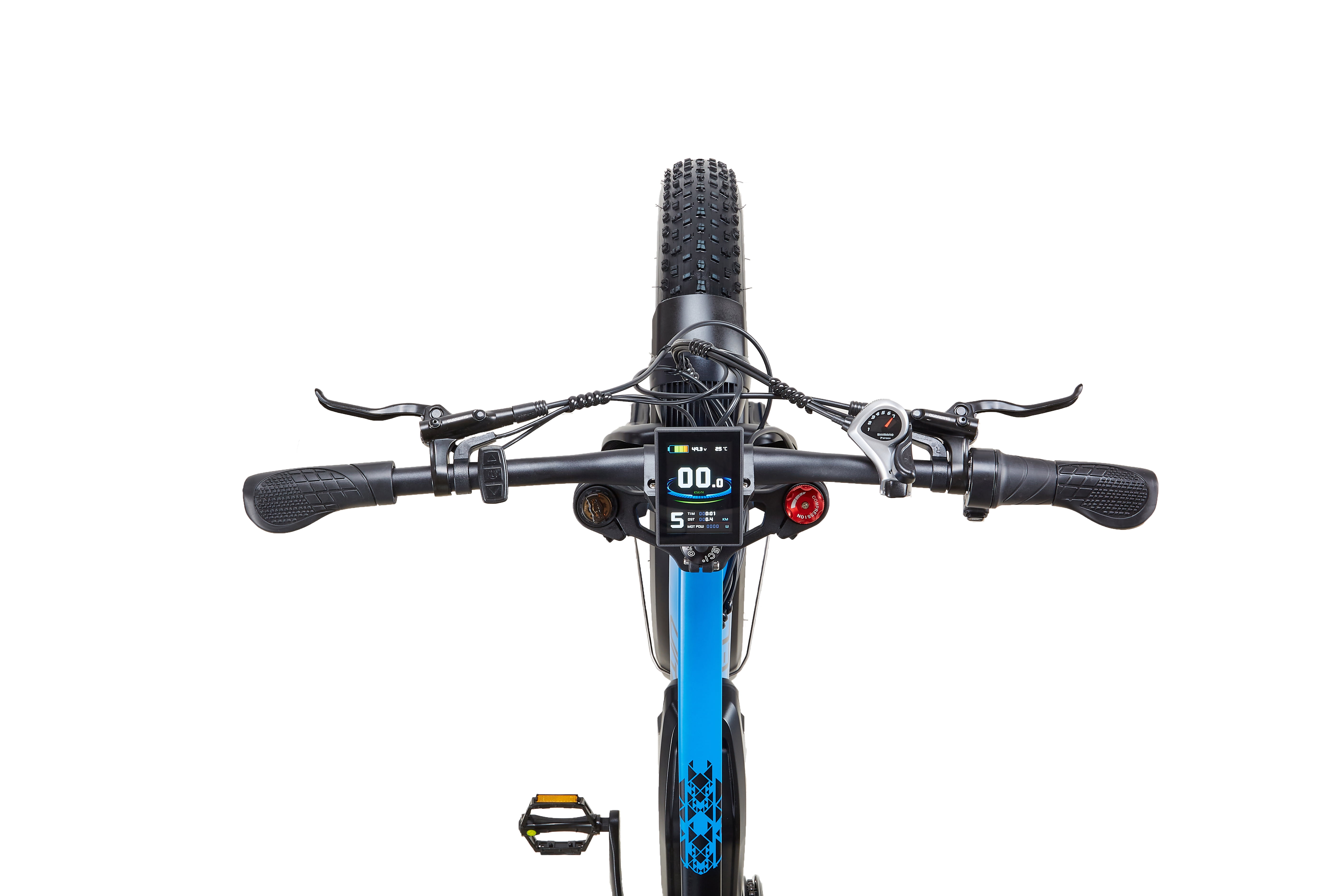 Electric Mountain Bike for Adults, 3000W Motor, 48V 25Ah Battery, 100 Miles Range, 24" x 4" Fat Tire All Terrain E Bike