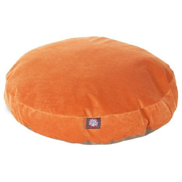MajesticPet 788995506522 Lit Rond pour Animaux de Compagnie 30 Po. Villa, Orange - Petit