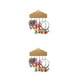 thumbnail image 4 of Pendientes retro grandes flores Qarigey 6 uds joyería mujeres niñas hecho a mano, 4 of 6