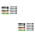 thumbnail image 1 of Cebo biónico Yuarrent Señuelos artificiales de pesca Multicolor 10cm 2Conjunto, 1 of 6