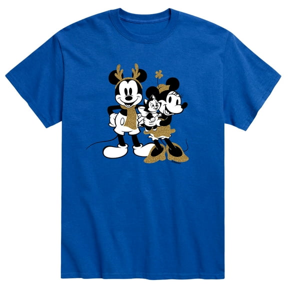 Mickey & Friends - Mickey Minnie Sparkle - Men's Short Sleeve Graphic T-Shirt
