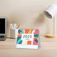 thumbnail image 4 of KeirineCC 2025 Desk Calendar - 19 Monthly Standing Flip Desktop Calendar 2025 from July 2024 to December 2025, 10" x 8.3", Small Desk Calendar with Thick Paper, 2025 Calendar with Strong Twin-Wire(A), 4 of 7