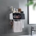 thumbnail image 2 of Billuyoard Dispensador de de dientes, tubo rodante para baño, exprimidor de de dientes, soporte de almacenamiento de tubos, estante dispensador Juegos de accesorios de baño Negro Tipo 4 Billuyoard HA069859-04, 2 of 6