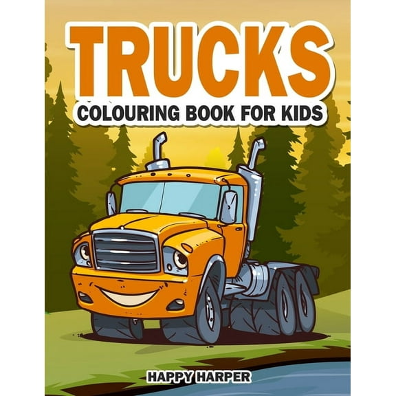Trucks Colouring Book, (Paperback)