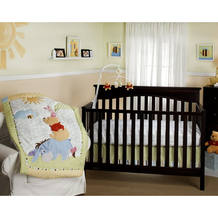 Disney Winnie The Pooh Tan, Green, Red Musical Mobile