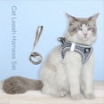 thumbnail image 3 of Arnés con correa para gatos Seguro Transpirable Ajustable con tira reflectante, 3 of 6