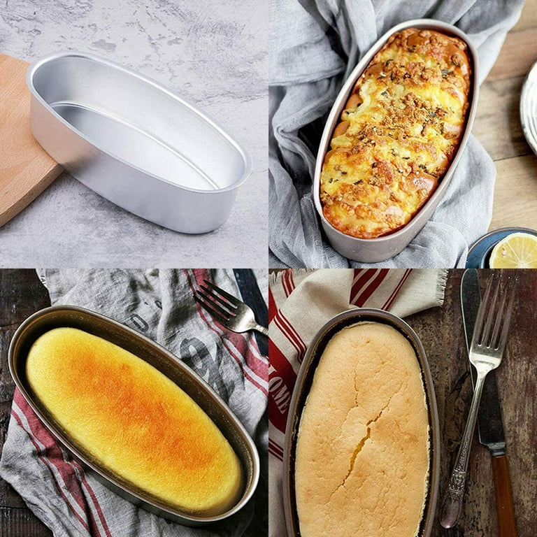 nonstick bakeware oval shape baking pan bread loaf mold deep cheesecake  mould tin aluminum metal baking