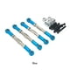 thumbnail image 4 of Tholdsy Juego de varillas de enlace delanteras y traseras de coche RC de aleación de aluminio para actualización WPL 1/16 C14 Kits de construcción modelo azul, 4 of 6
