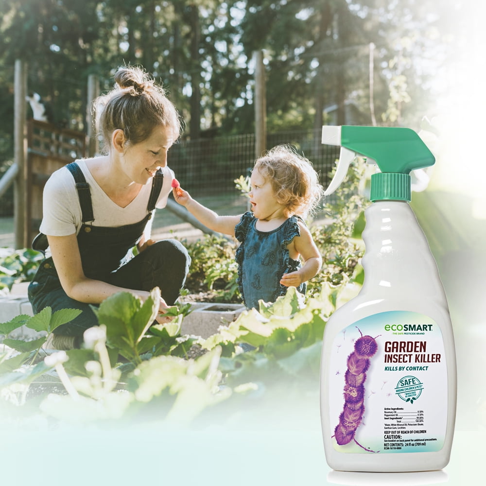 EcoSmart Natural, Plant-Based Garden Insect Killer, 24 Ounce Ready-to-Spray Bottle (Pack of 2)