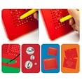 thumbnail image 6 of PicassoTiles Magnetic Drawing Board 12"x10" with 748 Beads, STEM Learning Art Toy for Kids Toddlers Ages 3+, Educational Gift, 6 of 8
