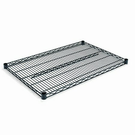 Alera Wire Shelving, Extra Shelves, 36wx24d x72h, 2 Shelves, Black