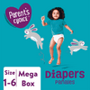 Parent's Choice Mega Box Diapers (Choose Size)
