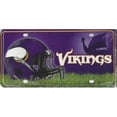 thumbnail image 1 of Minnesota Vikings Metal License Plate, 1 of 1