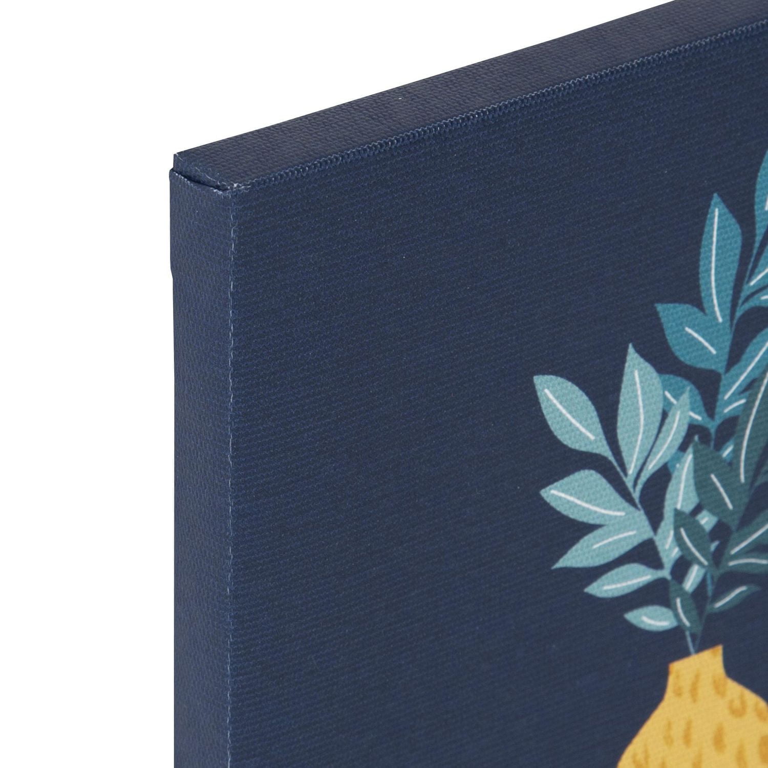 Toile avec vase 15 x 15 cm