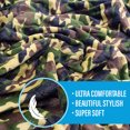 thumbnail image 4 of SUNAID Electric Throw Blanket 50" x 60" , 10 Heating Levels, 8 Hours Auto-Off,  Luxuriously Soft, Machine Washable, Camo, 4 of 11