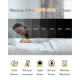 thumbnail image 5 of Christmas Pine Tree Blackout Curtains 63 Inches Long, Winter Snowflakes Forest Snowfall Thermal Insulated Black Out Curtains, Darkening Window Curtain Drapes for Bedroom Living Room 52"x63" 2 Panels, 5 of 8