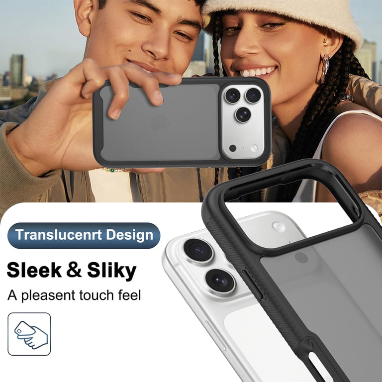 Frame App For Computer for iPhone 17 Case with Screen Protector + Front Frame, Luxury Slim Fit ...
