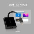 thumbnail image 4 of Adaptador Convertidor Acteck SHIFT PLUS AH430 Mini DisplayPort a HDMI Negro AC-934770, 4 of 6