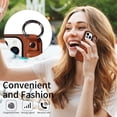 thumbnail image 5 of iPhone 14 PRO Case ,Card Slots Leather Wrist Strap Phone Cover for iPhone 14 PRO, 5 of 5