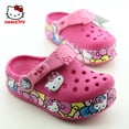thumbnail image 2 of Zuecos Kawaii de Hello Kitty, Zapatillas de casa de verano, sandalias de playa de Anime Kt Cat, zapatos antideslizantes con agujeros impermeables para niñas, regalo para niños, 2 of 4