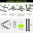 thumbnail image 5 of Heavy Duty Adjustable Bike Floor Stand, Freestanding & Wall Mounted for Mountain, Road, Snow Bikes, Indoor/Outdoor Storage, Includes 10 Reflective Stripes, 5 of 6
