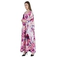 thumbnail image 2 of Moomaya Long Kaftan Maxi Dress For Womens Kimono Sleeves Beachwear Cover Up Plus Size Dresses, 2 of 6