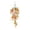 Orange, variant on Artificial Hanging Flowers for Outdoor, Artificial Violet Hanging Plant & Flowers for Outdoor Home Wedding Garden Yard Hanging Baskets Wisteria Garland Decoration, 1 Pcs, 29.5 Inches