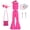Set with accessories B, variant on Pink women's denim outfit set, American retro pink denim clothing, Halloween costume for role-playing party