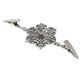 thumbnail image 5 of Broche de cuello para suéter, blusa o camisa con forma de flor vintage Plata, 5 of 9