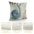 thumbnail image 4 of Qinduosi Nautical Throw Pillow Covers of Ocean Themed Beach Coral Starfish Pillows Case Soft Velvet Cushion Covers for Outdoor Sofa Home Decor White, 4 of 5