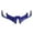 Blue, variant on Motorcycle Winglets,ABS Aerodynamic Spoiler Wing Side Air Deflectors Motorcycle Fairing Winglets for Most Model