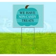thumbnail image 1 of We Have Non-Candy Treats (18" x 24") Yard Sign, Includes Metal Step Stake, 1 of 6
