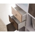 thumbnail image 4 of Allora Contemporary Wood 9-Cube Bookcase in White, 4 of 10