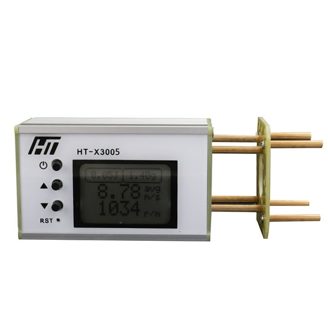 Yeacher HT-X3006 Instrument de Mesure de Vitesse Haute Précision Vitesse Initiale Vélocimétrie Tachymètre Écran LCD avec Rétroéclairage