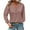 Pink, variant on Long Sleeve Shirts for Women Women's Solid Color V-neck Long Sleeved T-shirt