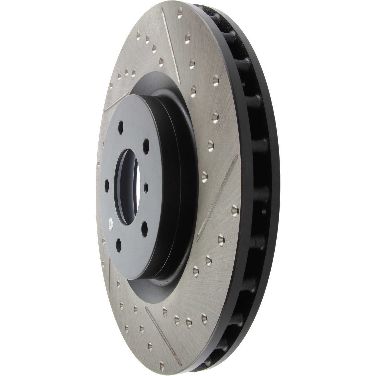 StopTech Slotted & Drilled Sport Brake Rotor Fits select: 2003-2004 INFINITI G35, 2003-2008 NISSAN 350Z