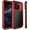 Red, variant on For iPhone 16 Pro Metal Case 6.3",Heavy Duty Shockproof Aluminum Alloy Tough Armour Military Phone Case,360 Full Body Protective Cover with Silicone Built-in Screen Protector