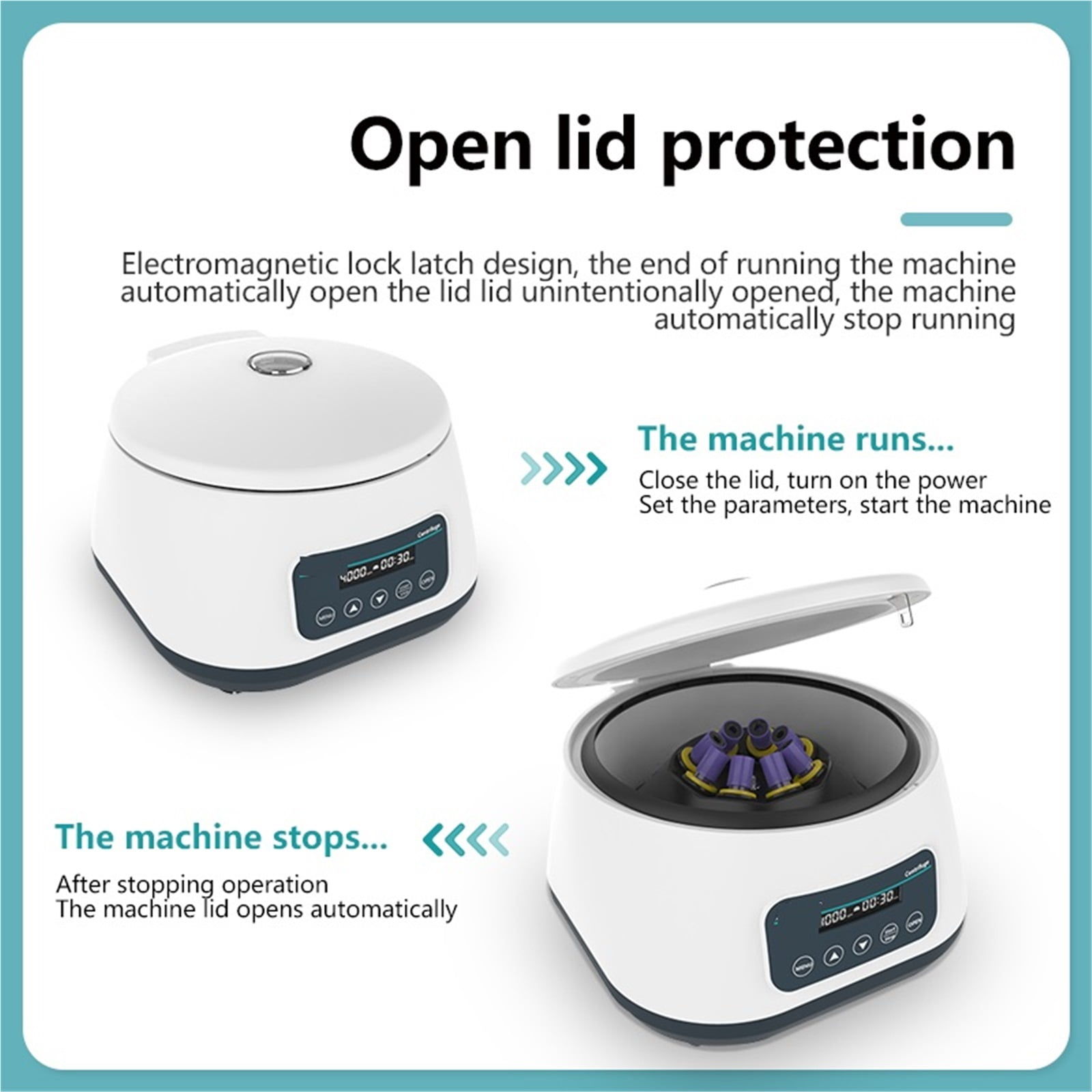 Centrifuge Laboratory Digital Prp Centrifuge Machine For 2/5/10ml Tube And 15ml Centrifuge Tube 500-4000rpm ,High Lab Quality Material