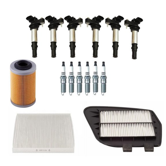 Direct Ignition Coils with Plugs   Filters for 04-09 Cadillac CTS 3.6L 15PC Kit