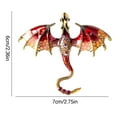 thumbnail image 2 of SLYNSHome Clearance Retro Oil Dripping Dragon Style Brooch Personalized Coat Accessories Pin Jewelry, 2 of 6