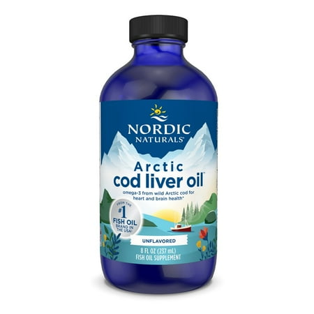 Nordic Naturals Arctic Cod Liver Oil Liquid, 1060 Mg, Unflavored, 8 Oz
